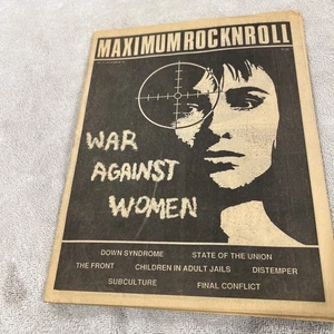 VINTAGE MAXIMUM ROCKNROLL Punk Rock Magazine, Issue #31 December 1985 - Imagen 1 de 3