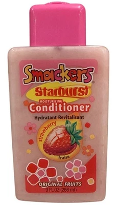 Vintage BONNE BELL Smackers STARBURST CONDITIONER Original Fruits STRAWBERRY 9oz - Image 1 of 4