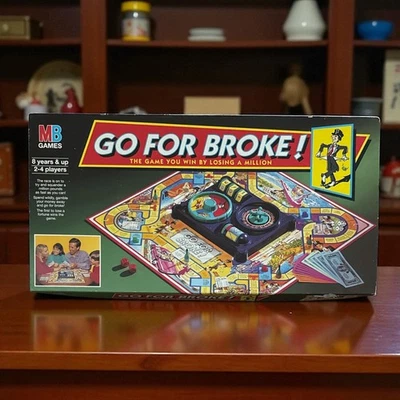 GO FOR BROKE Board Game Vintage 1985 MB Games Complete In Original Box - Image 1 of 4
