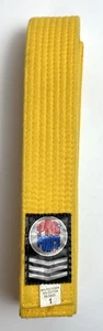 ProForce gelber Gürtel 1,75" breit doppelt gewickelt Karate Kampfsport Größe 1 - Bild 1 von 6