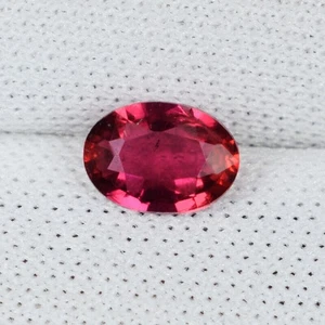 0.36 ct SHIMMERING TOP LUSTROUS PINKISH RED NATURAL RUBY Oval 4158 CLB - Picture 1 of 2