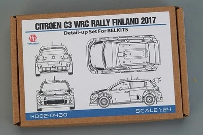 Hobby Design HD02 0430 124 Citroen C3 WRC Finland Rally 2007 Dettaglio Up... - Immagine 1 di 2