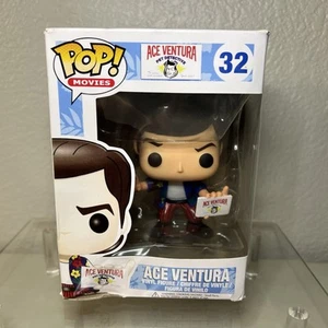 Funko Pop! Películas Ace Ventura #32 Detective de mascotas Jim Carrey abovedada CAJA DAÑADA - Imagen 1 de 14