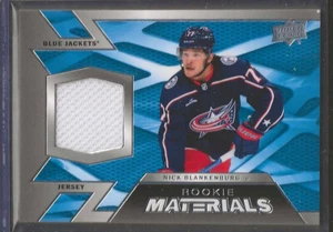 Upper Deck S2 2022-23 #RM-NB Nick Blankenburg - Materiali Esordienti - Giacche Blu - Foto 1 di 2