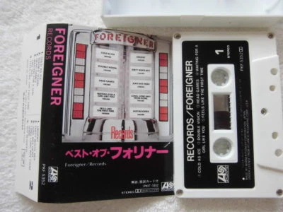 FOREIGNER RECORDS  Japan Cassette Tape  PKF-5352 1982  - Image 1 of 3