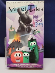 Vintage VeggieTales Rack Shack & Benny VHS Original Schonbezug - Bild 1 von 4