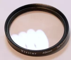 Vivitar 49mm Lens Filter Skylight Sky 1A - Picture 1 of 7