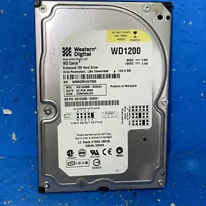 WESTERN DIGITAL WD1200 WD1200BB-00DAA1 DSBHNAJAH 120GB 3.5" IDE HDD - Picture 1 of 7