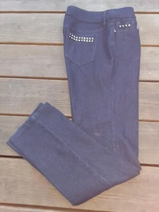 Simply Vera Vera Wang Womens Casual Low Rise Stretch Blue Denim Jeans Size 10P - Picture 1 of 5