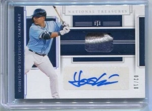2020 National Treasures YOSHITOMO TSUTSUGO Autograph Rookie Patch RAYS #d/10 - Picture 1 of 1
