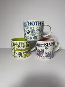 Star Wars Disney Starbucks Been There Series Mugs 2020 Bespin Hoth Dagobah - Picture 1 of 14