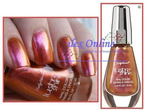 SALLY HANSEN LUSTRE HIGH SHINE IRIDESCENCE NAIL VARNISH / POLISH #006 LAVA - Picture 1 of 1