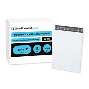 2000 10"x13" Light Poly Mailer 2 Mil Shipping Mailing Packaging Envelope Bags - Picture 1 of 5
