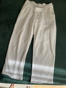 Mom Hose Umstandshose Weiß Neu Musselin H&m - Bild 1 von 6