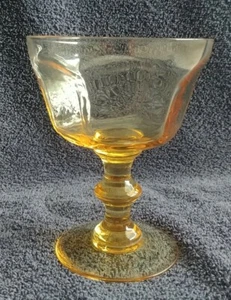 Lenox Crystal ANTIQUE YELLOW Goblets - Picture 1 of 6