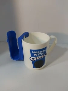 Oreo Mug Set with Cookie Cage Holder Obsessed With Oreo Plastic - Picture 1 of 3