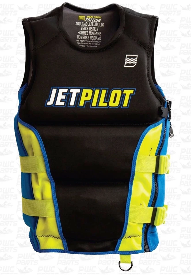 JetPilot GOMEZ Neoprene Side Entry Life Vest Jacket PWC PFD JP25224-BK