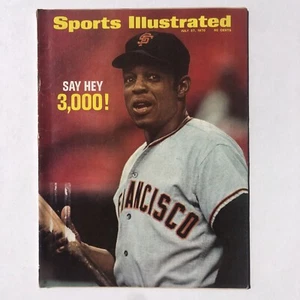 SPORTS ILLUSTRATED JULY 27 1970 WILLIE MAYS SAY HEY 3000 HITS HISTORIC MAGAZINE - Picture 1 of 5