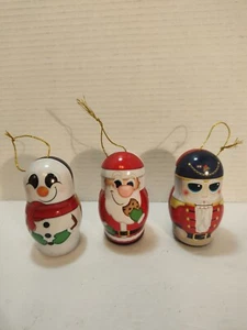 Christmas Tin Ornaments Vintage Christmas - Picture 1 of 5