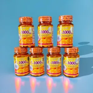 3 x Vitamina C Acorbica 1000mg Antiossidante Sistema Immunitario Sano 30 Compresse/Bottiglia - Foto 1 di 5