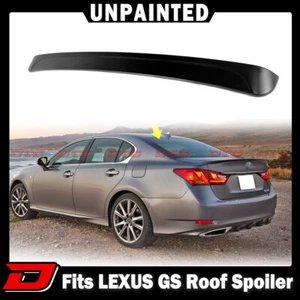 13up Fit For Lexus 4th GS GS350 Sedan Rear Roof Window Spoiler UnPaint - Foto 1 di 4