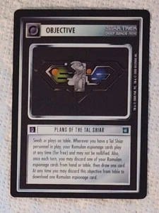 Star Trek CCG Reflections  - PLANS OF THE TAL SHIAR - Foil NEVER PLAYED - Picture 1 of 1