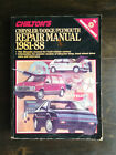 Chilton's Chrysler Dodge Plymouth Repair Manual 1981-1988 Diagnosis & Service