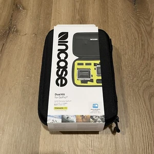 Incase Dual Kit Camera Case Zip Up for GoPro CL58081 - Black/Lumen Green - Picture 1 of 3