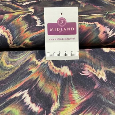 Gorgeous multi radiance abstract viscose Dress Fabric M1853 - Image 1 of 4