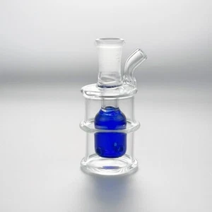Mini 2.6" Glass Bong Filter Hookah Water Pipe Smoking Shisha Bubbler slight flaw - Picture 1 of 5