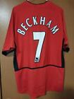 Vintage Beckham Manchester United 03/05 Home Size M Nike Jersey Original