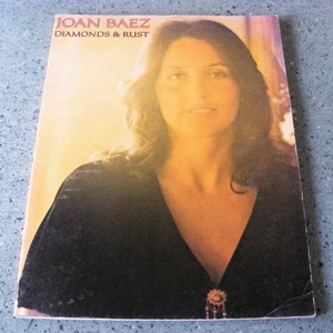 JOAN BAEZ DIAMONDS & RUST SONGBOOK 64 PAGES FROM THE 1970S - Picture 1 of 6