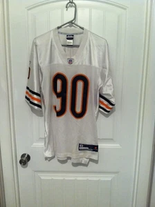 NFL Reebok Auth. Camiseta blanca de los Chicago Bears Julius Peppers #90 mediana GSH para hombre - Imagen 1 de 9