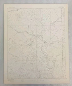 ANTIQUE ORIGINAL ST JOHNS ARIZONA APACHE TRIBE USGS GEOLIGICAL TOPO MAP 1892 - Picture 1 of 6