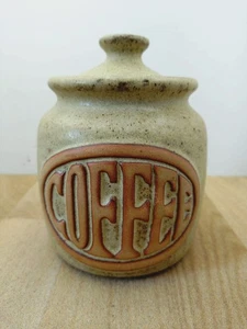 Vintage Hudson Potteries,Cornish Stoneware Glazed Coffee Jar - Picture 1 of 9