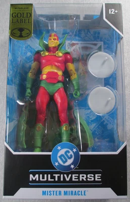 Mister Miracle - Figura sellada de 7" pulgadas srs Mcfarlane etiqueta dorada DC Multiverso Foto 1 de 4