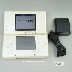 Nintendo DS Console System NTR-001 Region Free White Fully Tesed! #5546 - Picture 1 of 15