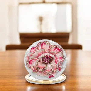 Jay Strongwater Mae Peony Compact SCB8084-280 - Picture 1 of 3