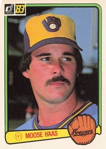 1983 Donruss #204 Moose Haas - Picture 1 of 2