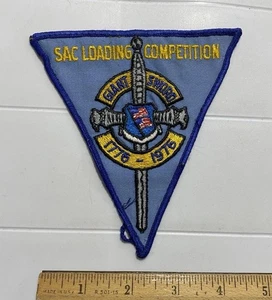 USAF Air Force SAC Loading Competition 1776-1976 Giant Sword Embroidered Patch - Imagen 1 de 4