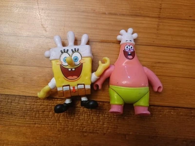 FIGURAS MUNDIALES IMAGINEXT BOB ESPONJA PANTALONES CUADRADOS Y GUANTE PATRICK  Foto 1 de 2