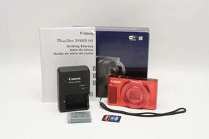 Canon PowerShot SX620 HS 20.2MP Digital Point&Shoot Camera, Red, Mint- - Picture 1 of 11