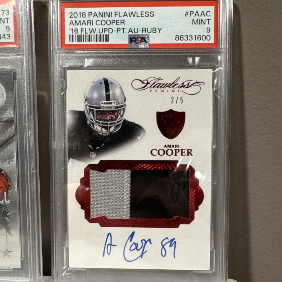 Panini Flawless 2016 - Parche automático Panini actualización impecable Amari Cooper #PAAC/5 Foto 1 de 2