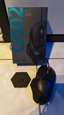 Logitech G502 Serie Hero High Performance Gaming-Maus - Schwarz (910 - 005470) - Bild 1 von 4