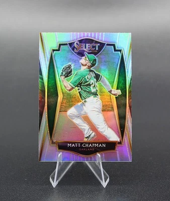 2021 Panini Select Premier Holo Prizm Matt Chapman #194 - Image 1 of 2