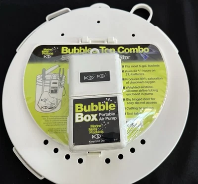 Tapa de cubo de metal marino LB-11 5 galones con caja de burbujas bomba de aire aireador - Nuevo Foto 1 de 4