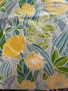 Diseñador Vintage Waverly Algodón Chintz Verano Floral 45” X 54” Schumacher & Co. - Imagen 1 de 8