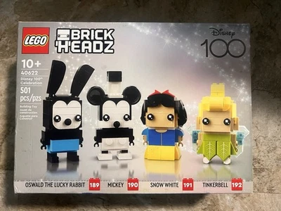 LEGO Disney 100th Celebration Brickheadz (40622) BRAND NEW SEALED RETIRED - Image 1 of 4