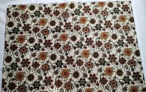 Vintage "Woodland Splendor" Christmas Cotton Fabric ☆ 1/2 yard.   (#186) - Picture 1 of 4