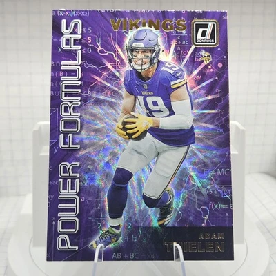 2019 Donruss Power Formulas ADAM THIELEN #PF-10 Minnesota Vikings - Image 1 of 2